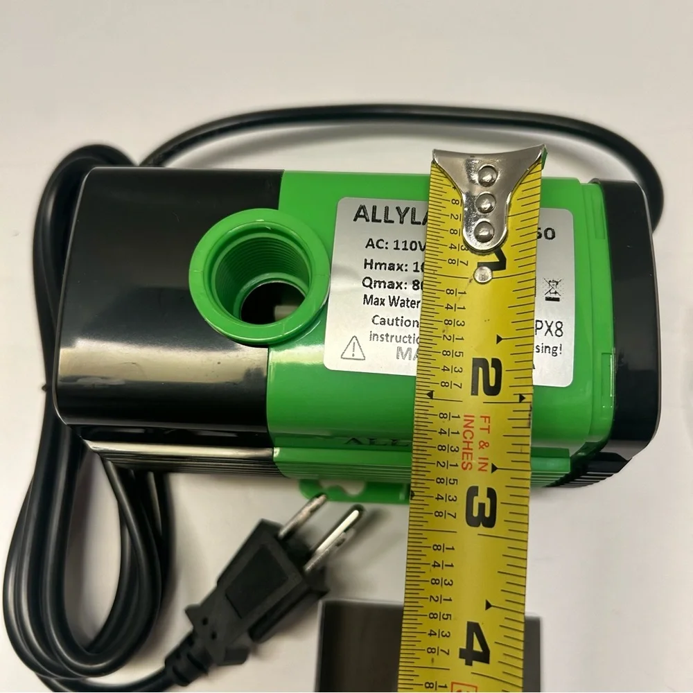 Allylang 800GPH‎ Submersible Water Pump Ultra Quiet for Fish Tank PondAquarium